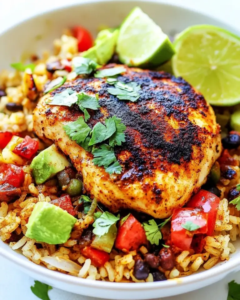Homemade One Pan Southwest Blackened Cajun Chicken with Rice photo