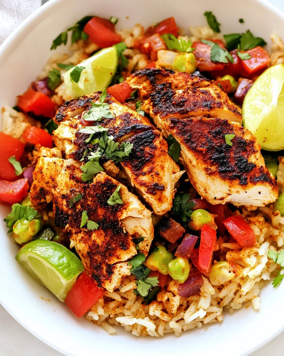 Easy One Pan Southwest Blackened Cajun Chicken with Rice recipe photo