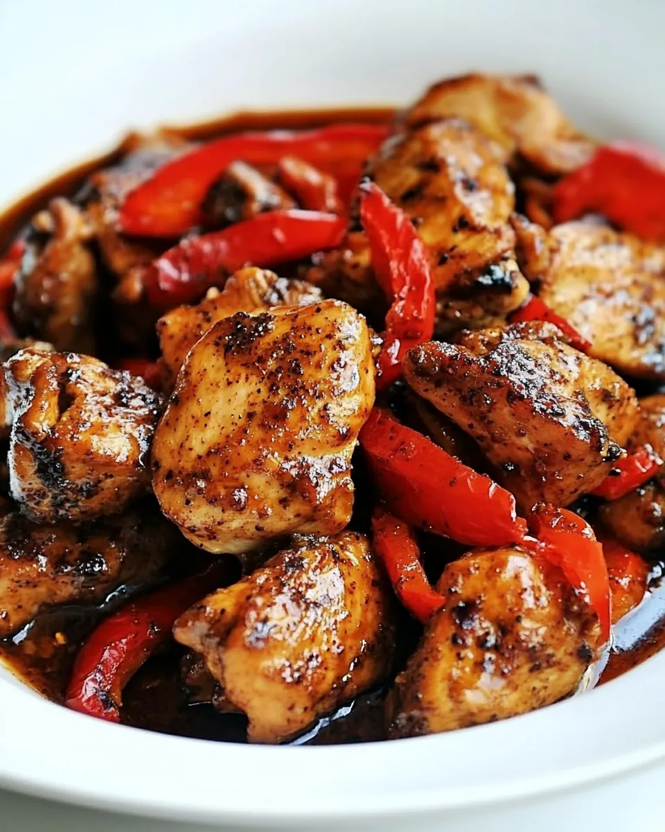 Homemade One Pot Black Pepper Chicken recipe photo