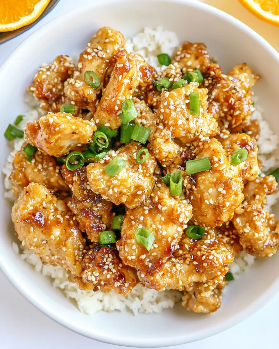 Homemade Orange Chicken photo