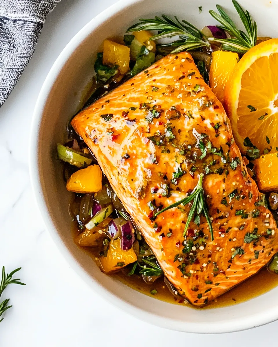 Delicious Orange Glazed Salmon image