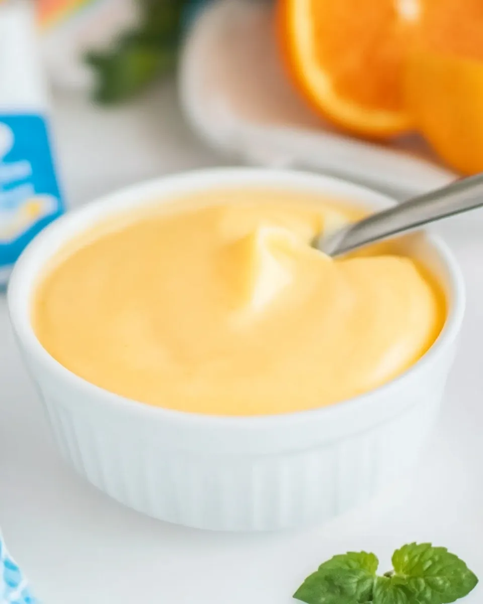 Homemade Orange Pastry Cream photo