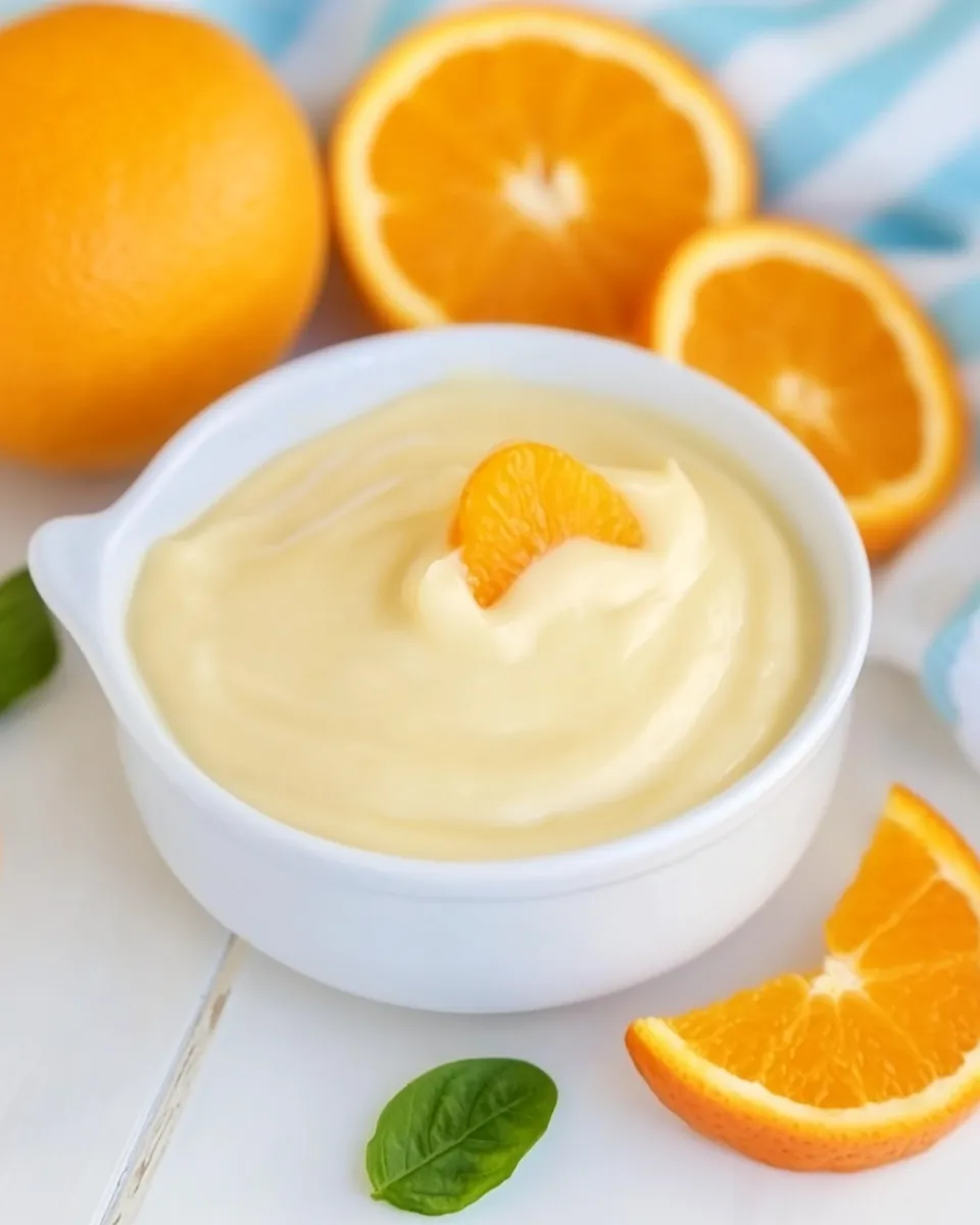 Classic Orange Pastry Cream image