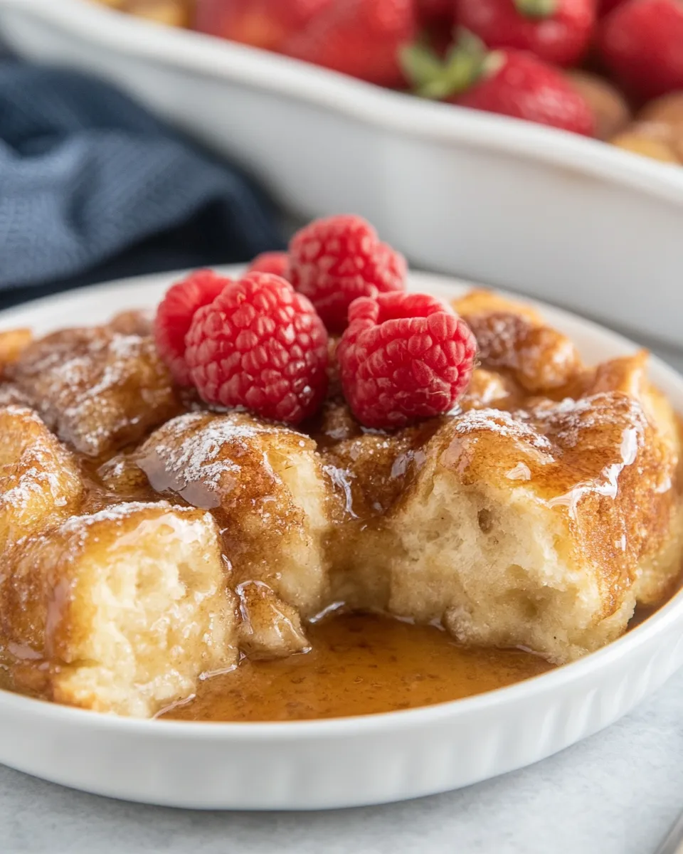 Homemade Overnight Monkey Bread French Toast Casserole photo