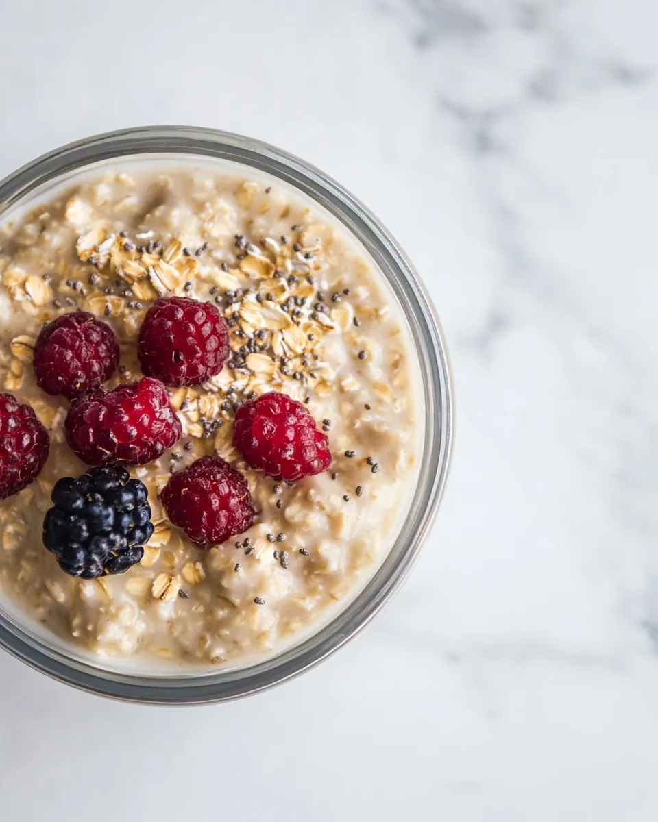 Homemade Overnight Oats With Water photo