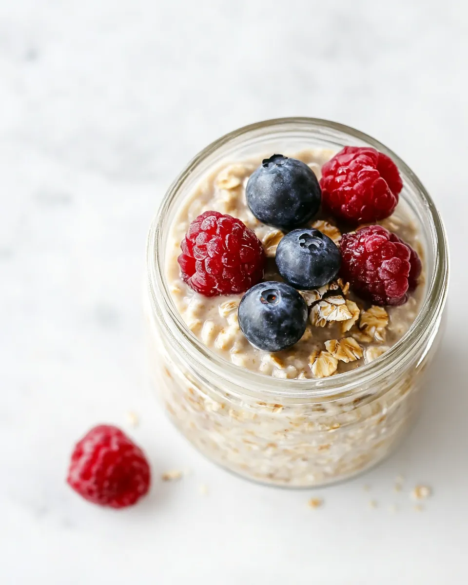 Delicious Overnight Oats With Water dish photo