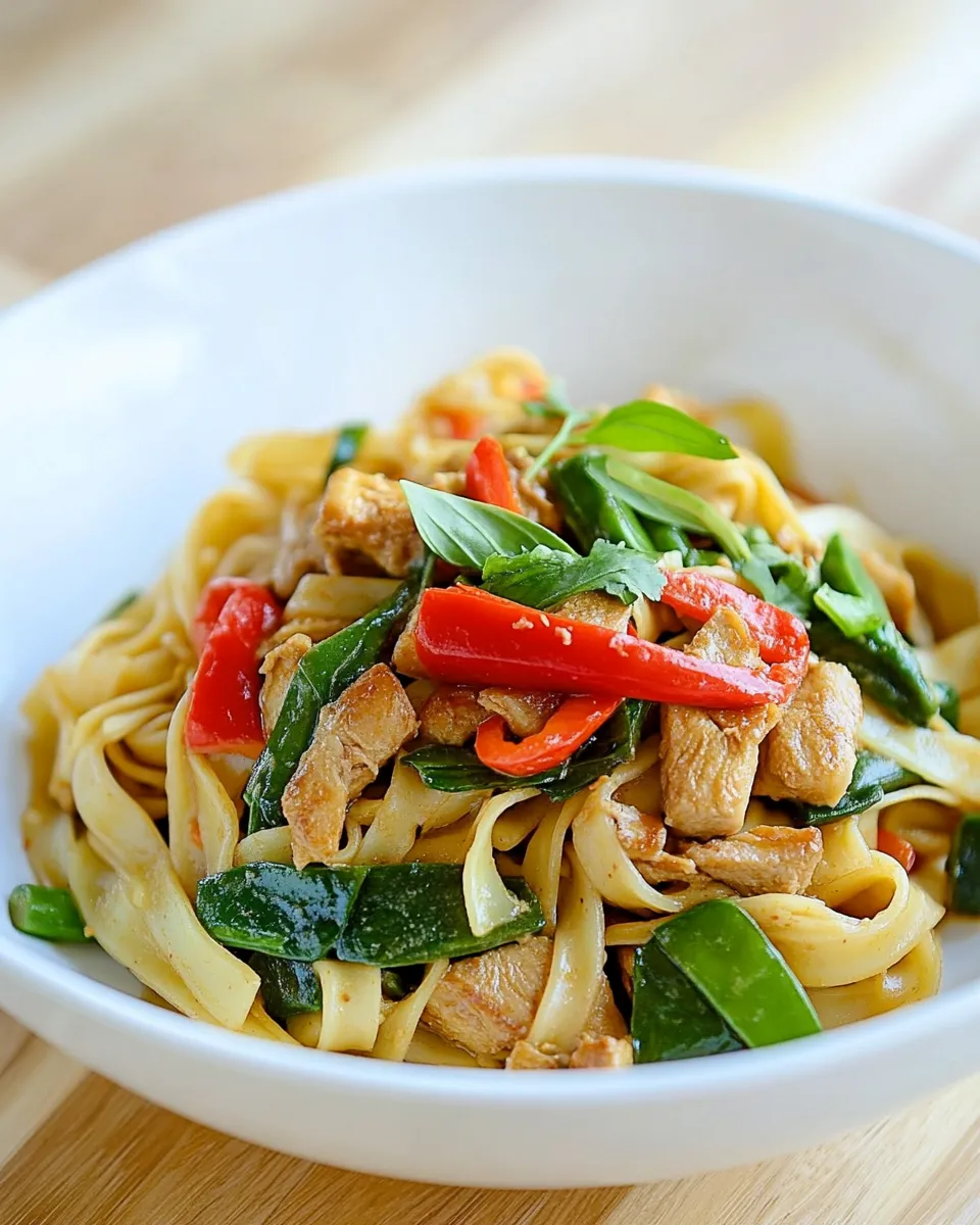 Delicious Pad Kee Mao Recipe (Drunken Noodles) picture