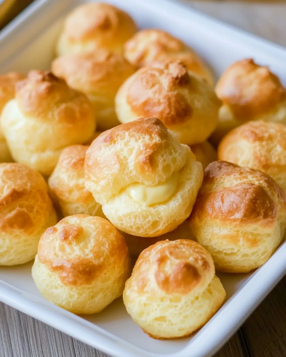 Easy Pate a Choux Recipe and Cheese Puffs recipe photo