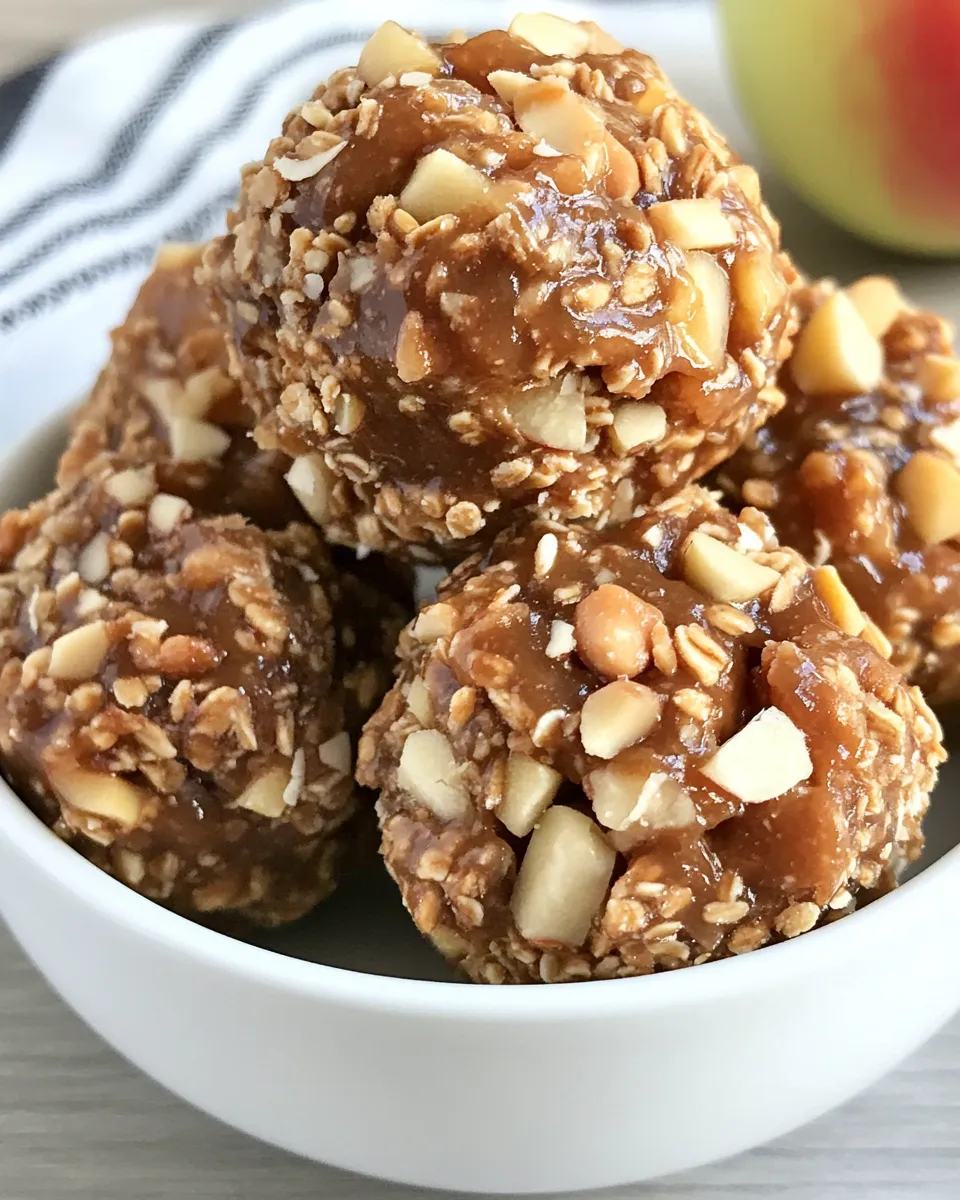 Easy Peanut Apple Butter Bites recipe photo