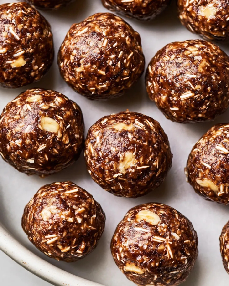 Classic Peanut Butter-Banana Protein Balls dish photo