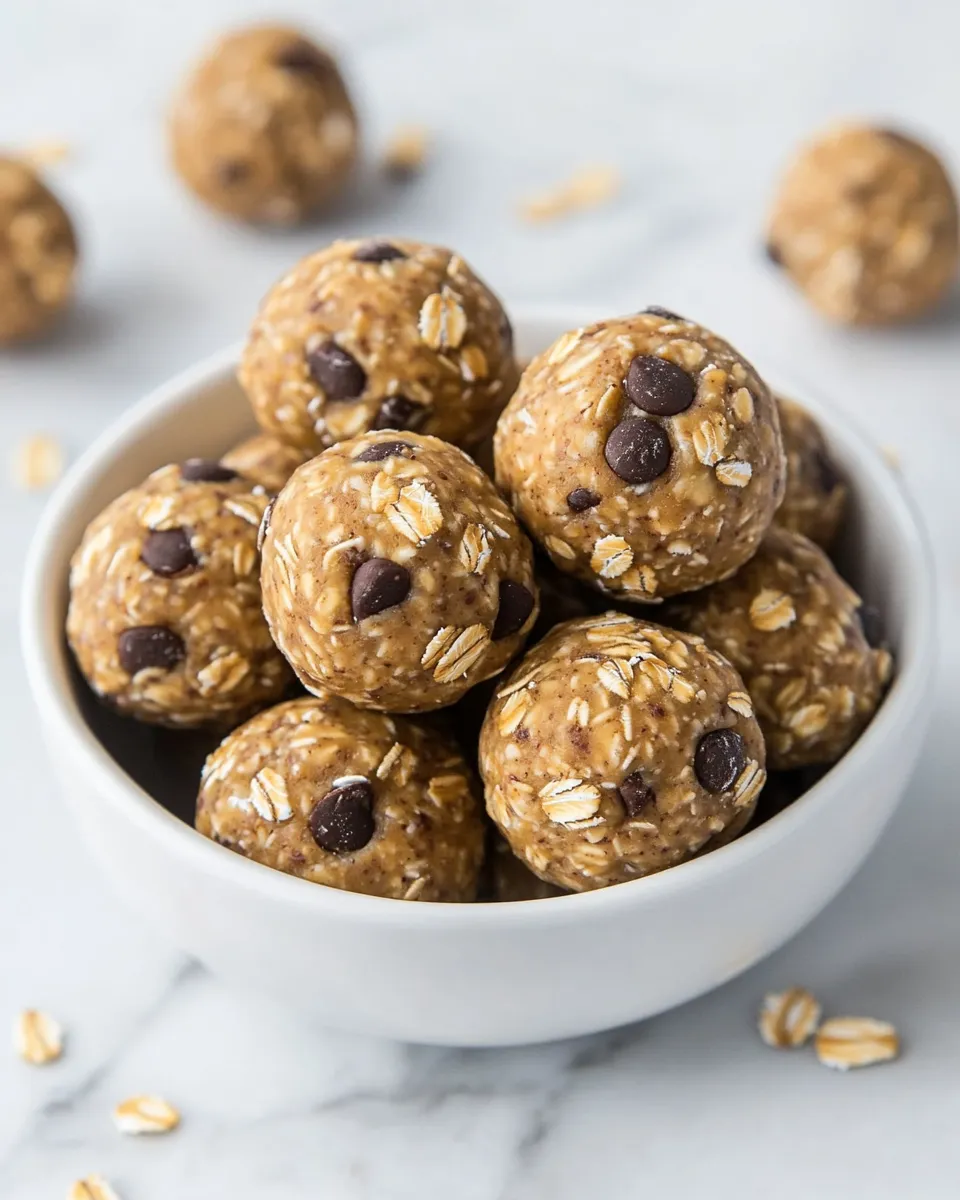 Classic Peanut Butter Banana Oatmeal Balls dish photo