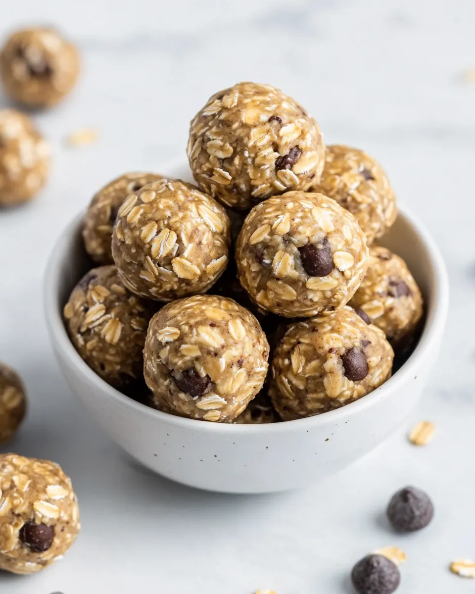 Delicious Peanut Butter Banana Oatmeal Balls picture
