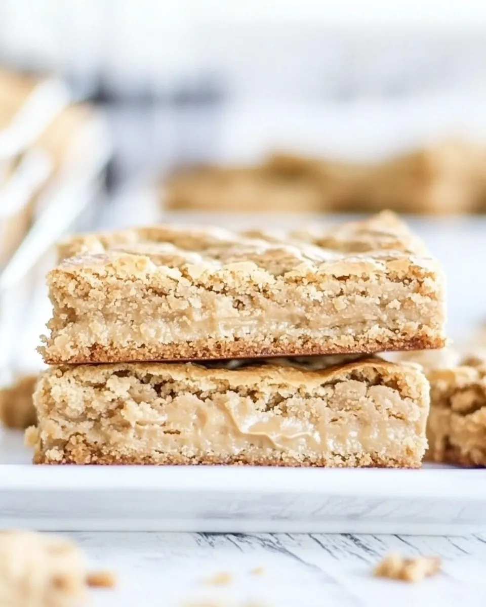 Classic Peanut Butter Blondies image