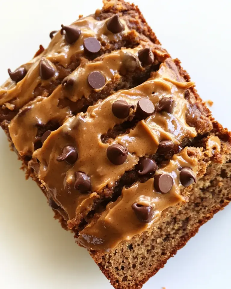Homemade Peanut Butter Chocolate Chip Banana Bread photo