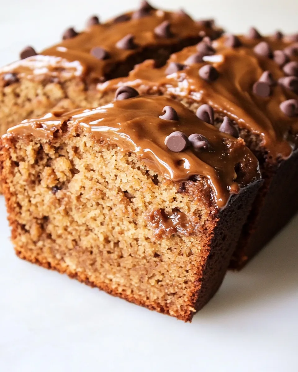 Easy Peanut Butter Chocolate Chip Banana Bread recipe photo