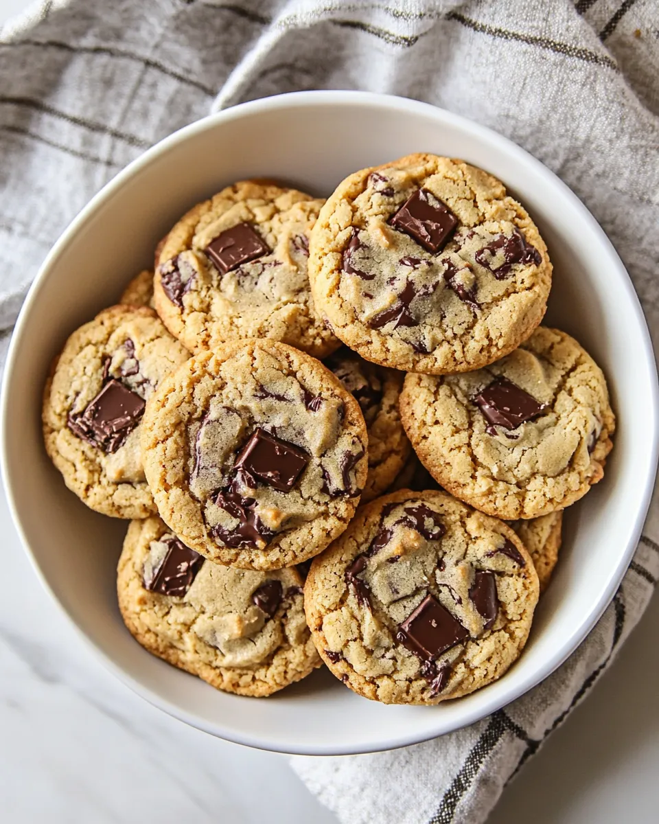 Classic Peanut Butter Chocolate Chunk Cookies image