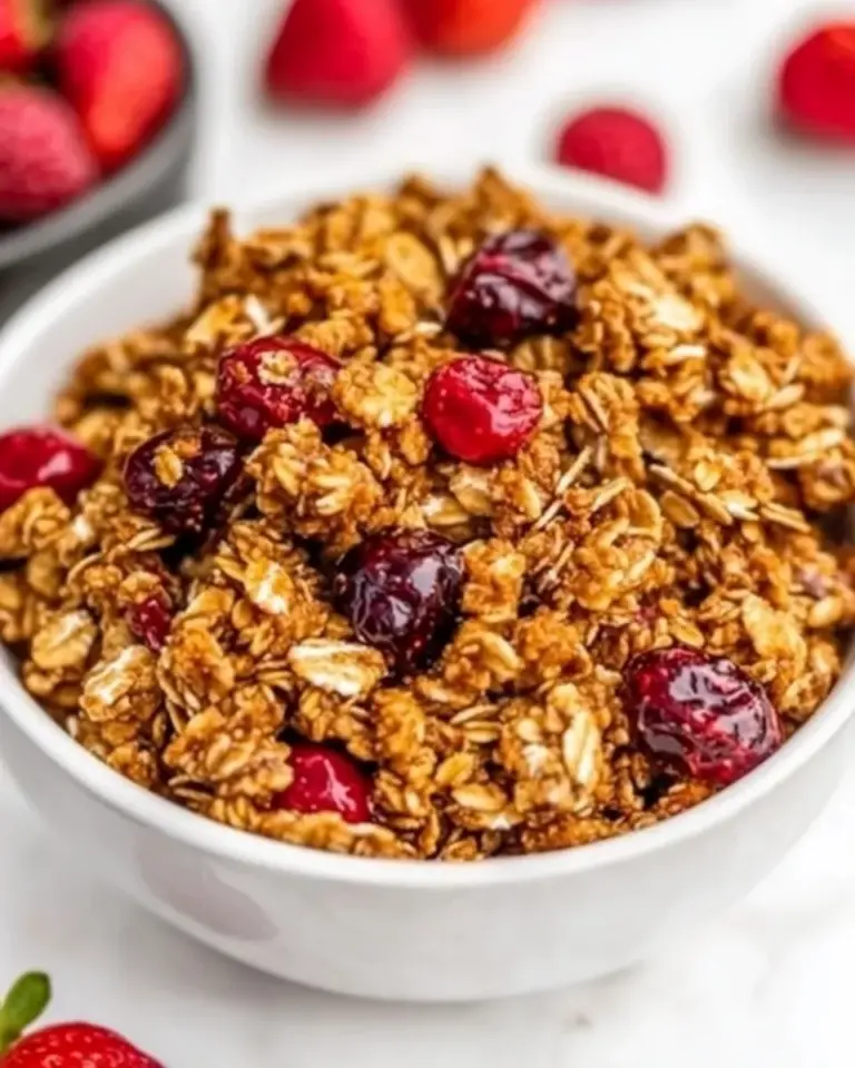 Homemade Peanut Butter and Jelly Granola (Whole Foods Copycat) recipe photo