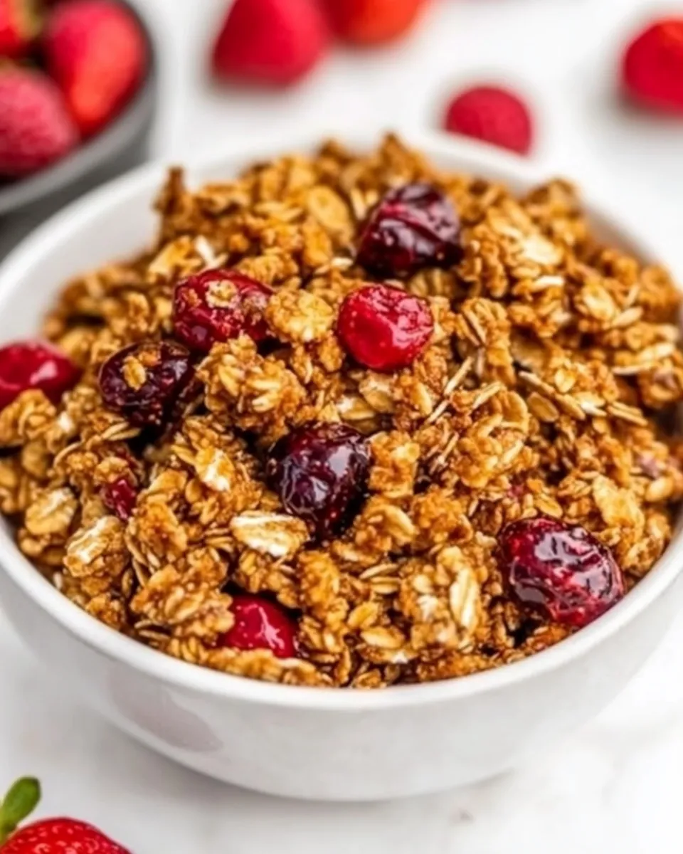 Homemade Peanut Butter and Jelly Granola (Whole Foods Copycat) recipe photo