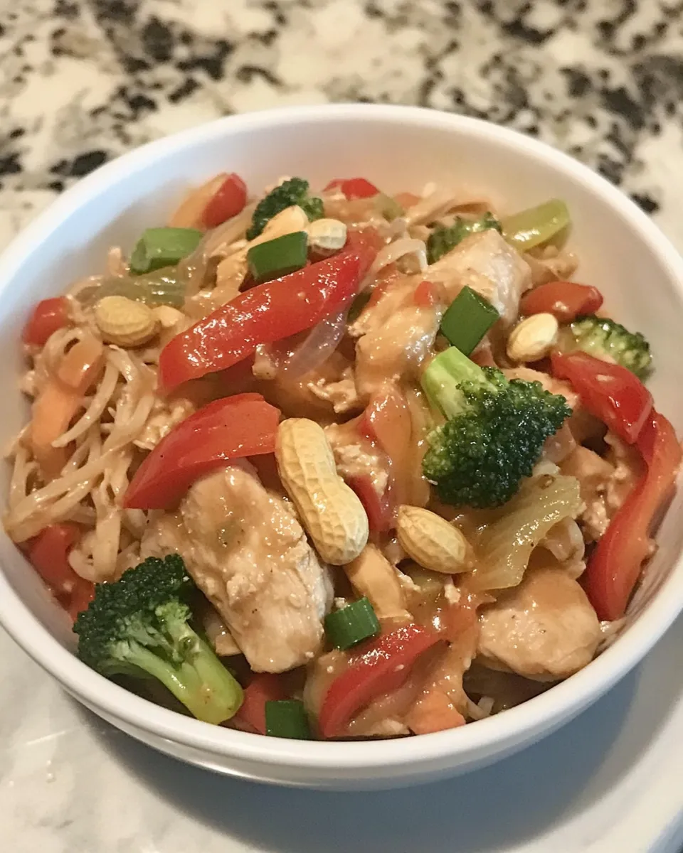 Classic Peanut Chicken Bowl dish photo