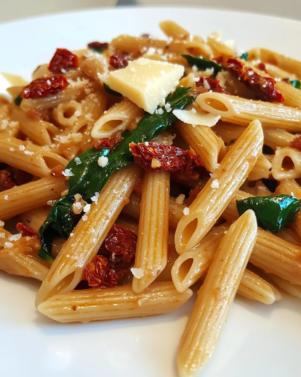 Delicious Penne Mediterranean with Sun-dried Tomatoes image