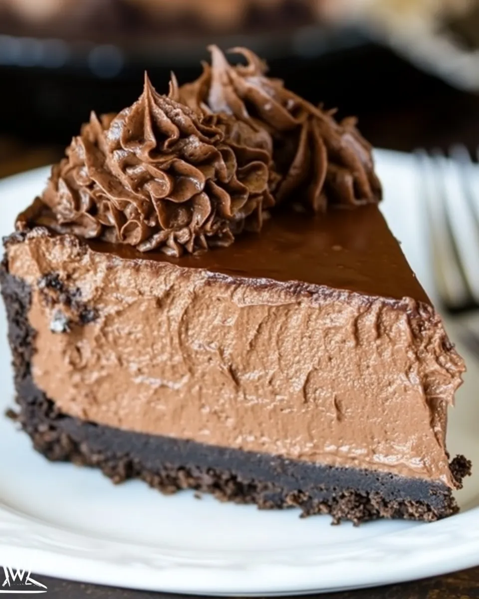 Homemade Perfect Chocolate Cheesecake photo
