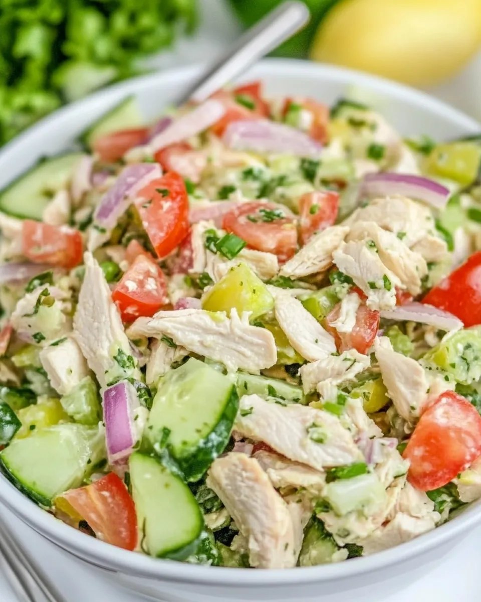 Classic Pesto Chicken Salad image