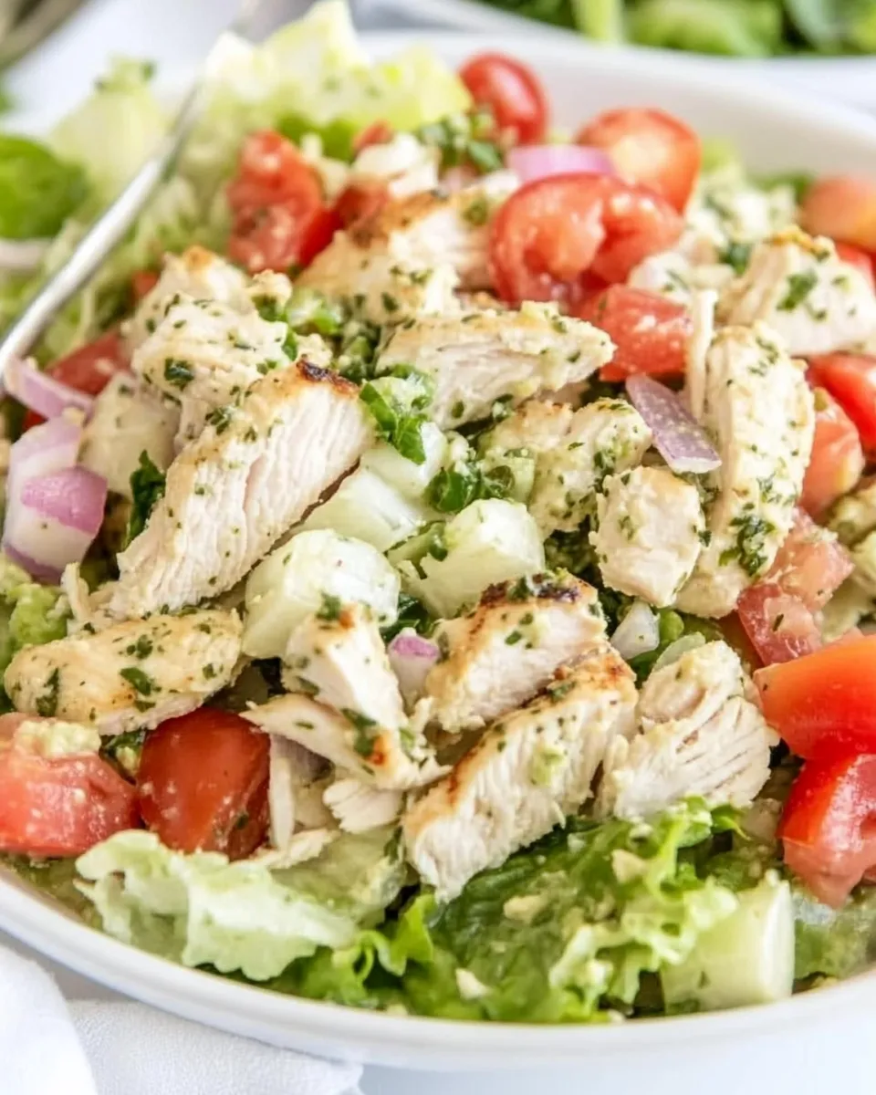 Delicious Pesto Chicken Salad dish photo