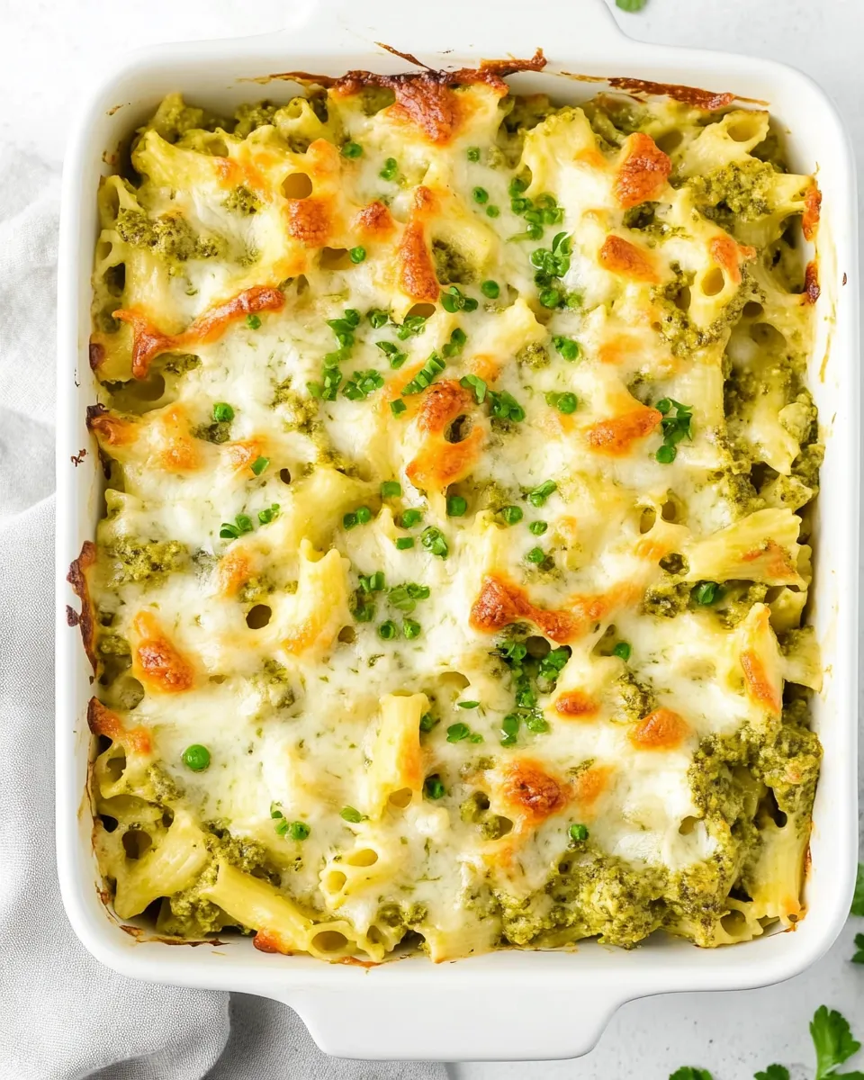 Classic Pesto Pasta Bake dish photo