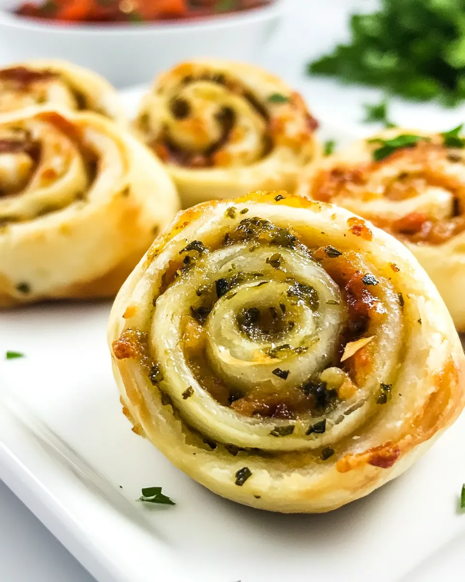 Classic Pesto Pinwheels Recipe image
