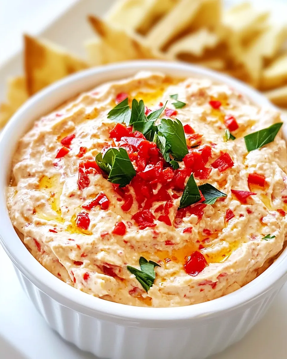 Delicious Pimento Dip food shot