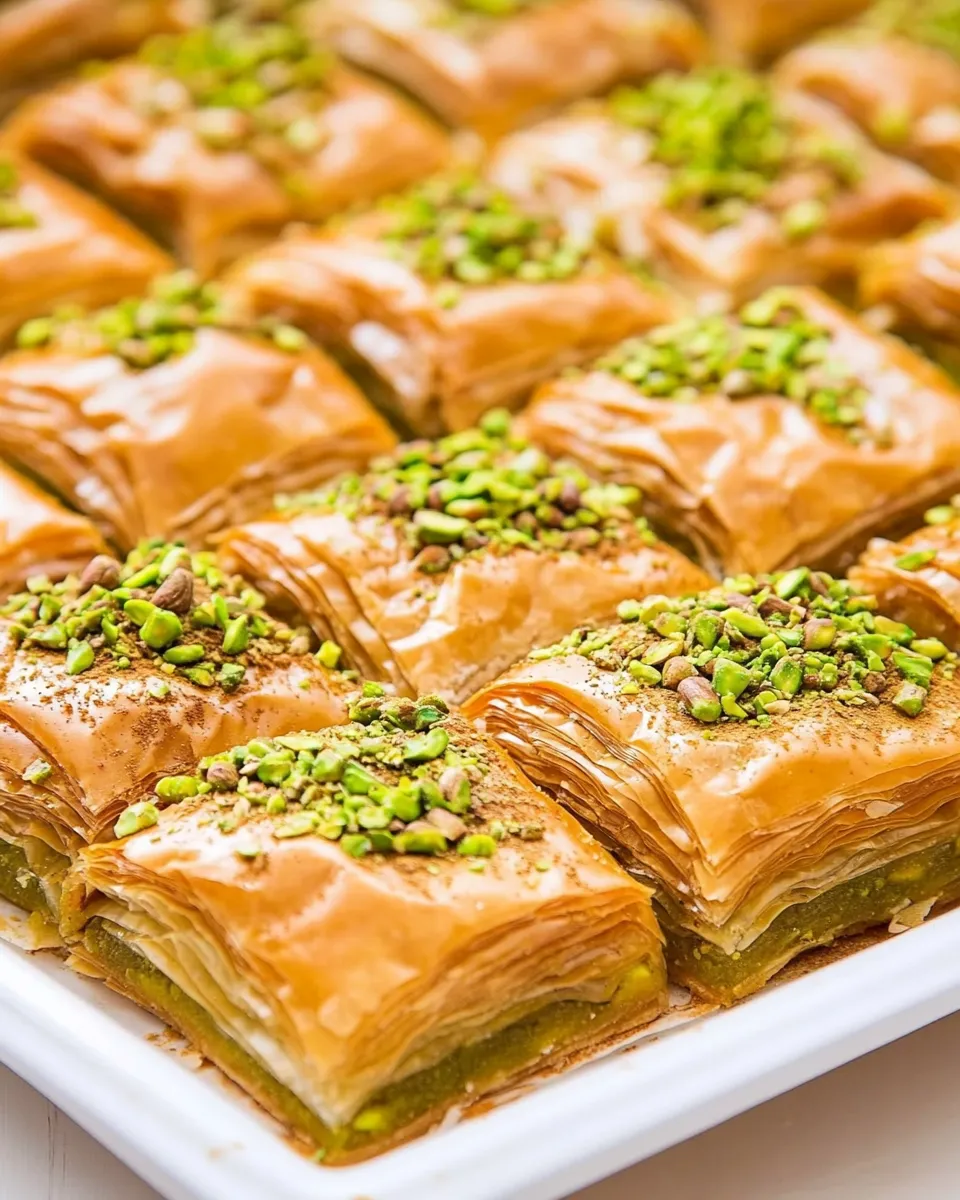 Delicious Pistachio Baklava image