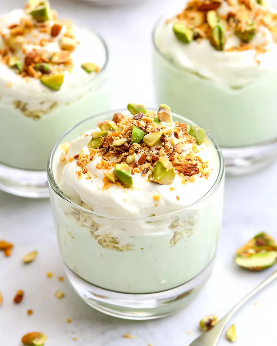 Easy Pistachio Pudding Parfaits recipe photo