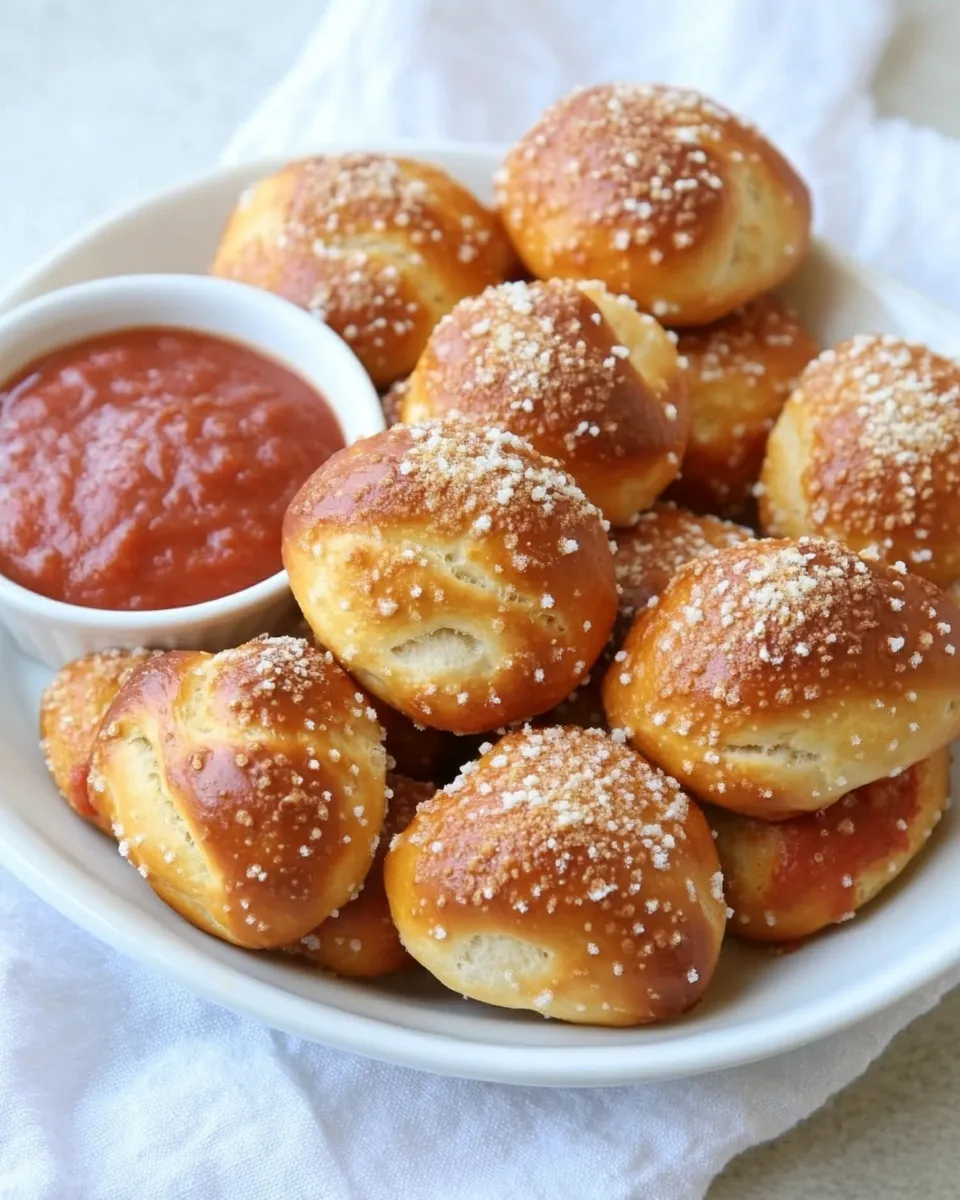 Delicious Pizza Pretzel Bites dish photo