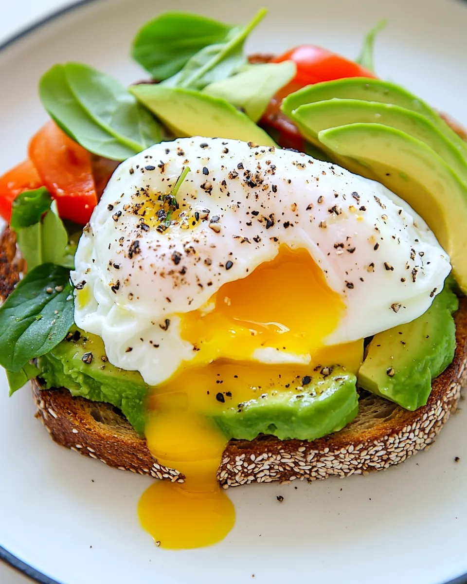Classic Poached Egg Avocado Toast image