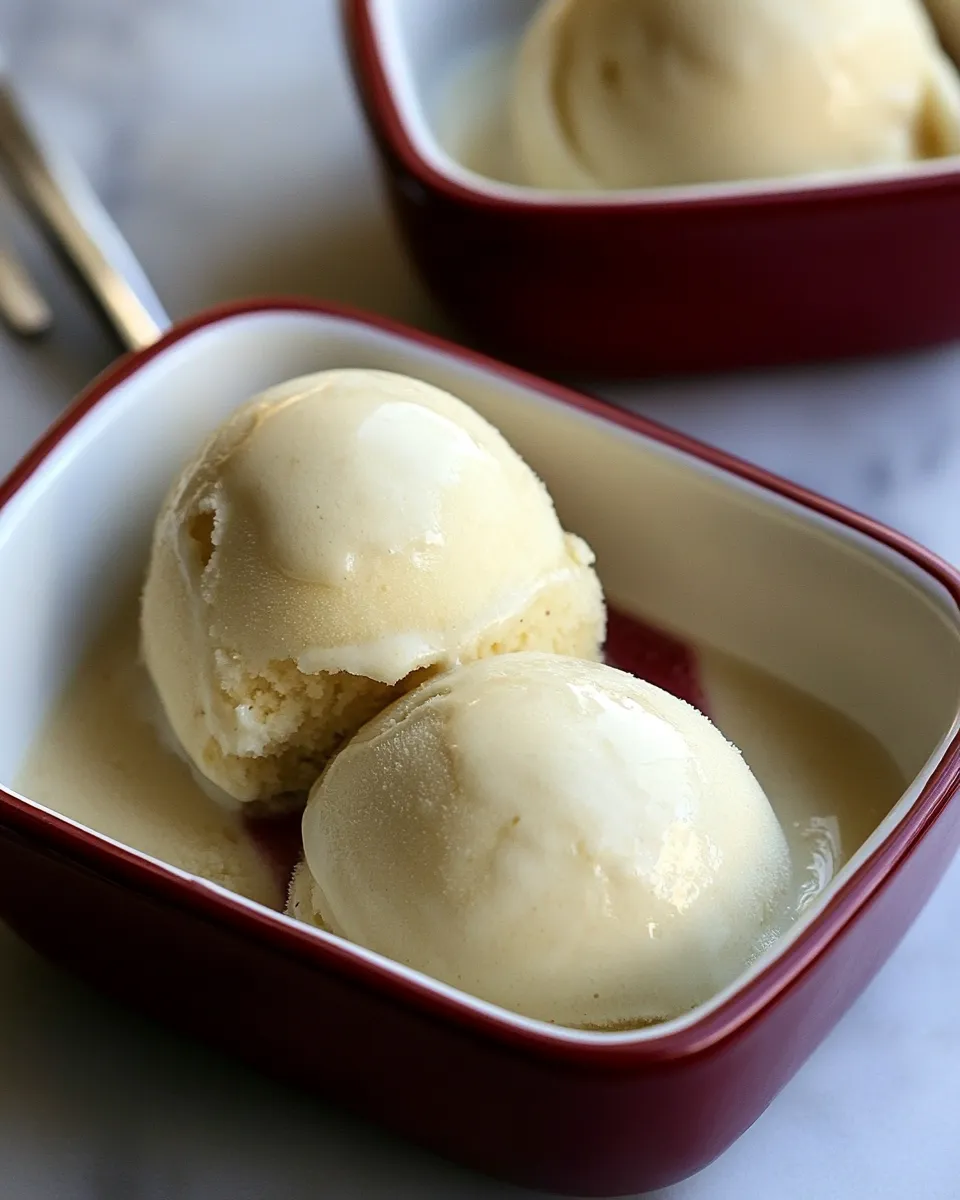 Classic Polenta Ice Cream (Gelato di polenta) dish photo