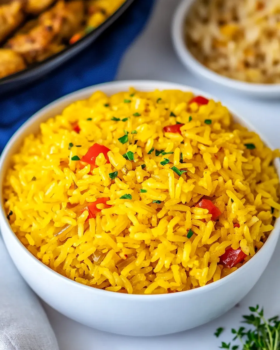 Classic Portuguese Rice dish photo