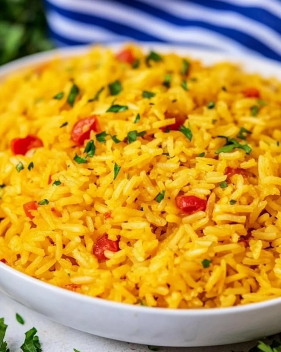 Delicious Portuguese Rice plate image