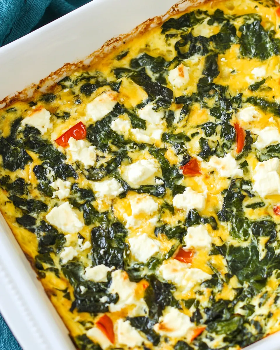 Easy Power Greens Breakfast Casserole recipe image