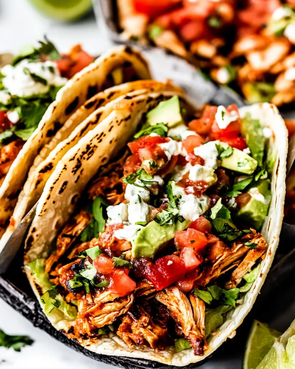 Homemade Pulled Chicken Tacos photo