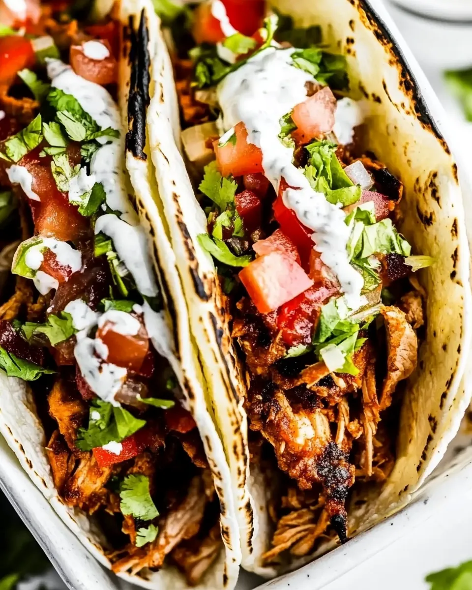 Classic Pulled Chicken Tacos image