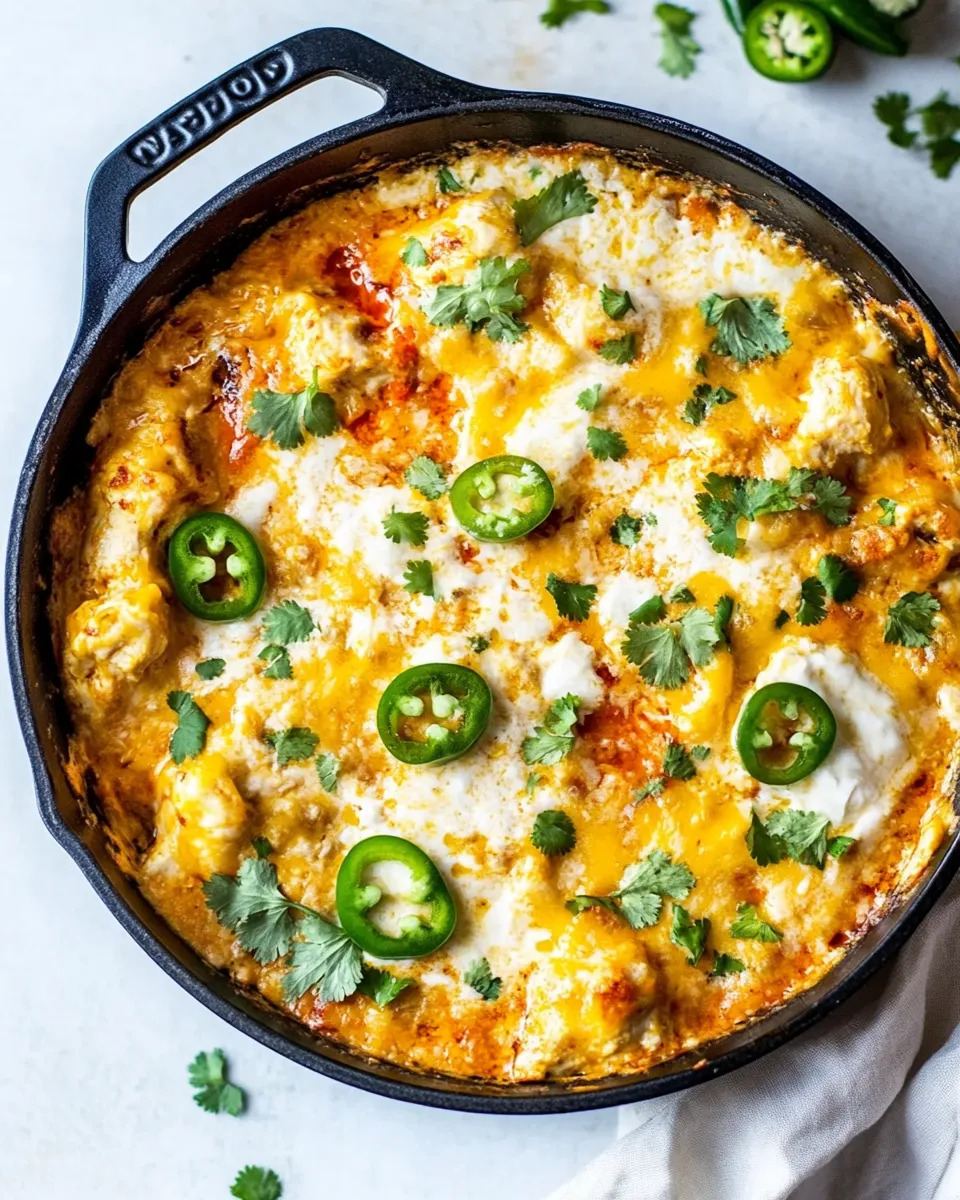 Homemade Queso Chicken Skillet photo