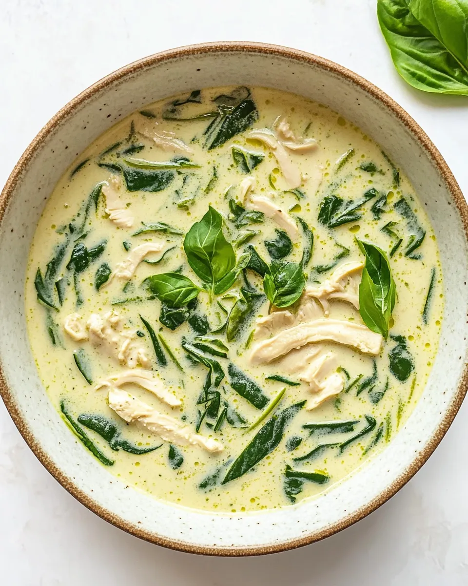 Homemade Quick Thai Green Curry Soup photo
