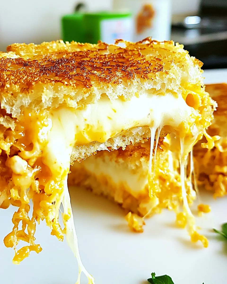 Easy Ramen Grilled Cheese food shot
