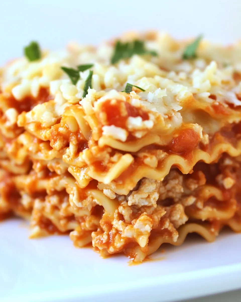 Homemade Ramen Lasagna recipe photo