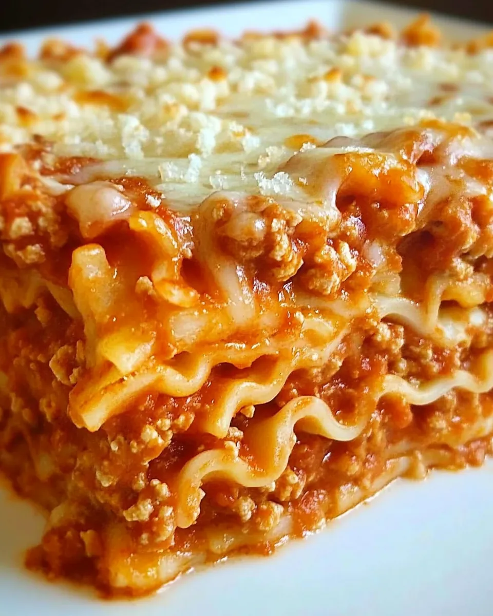 Easy Ramen Lasagna food shot
