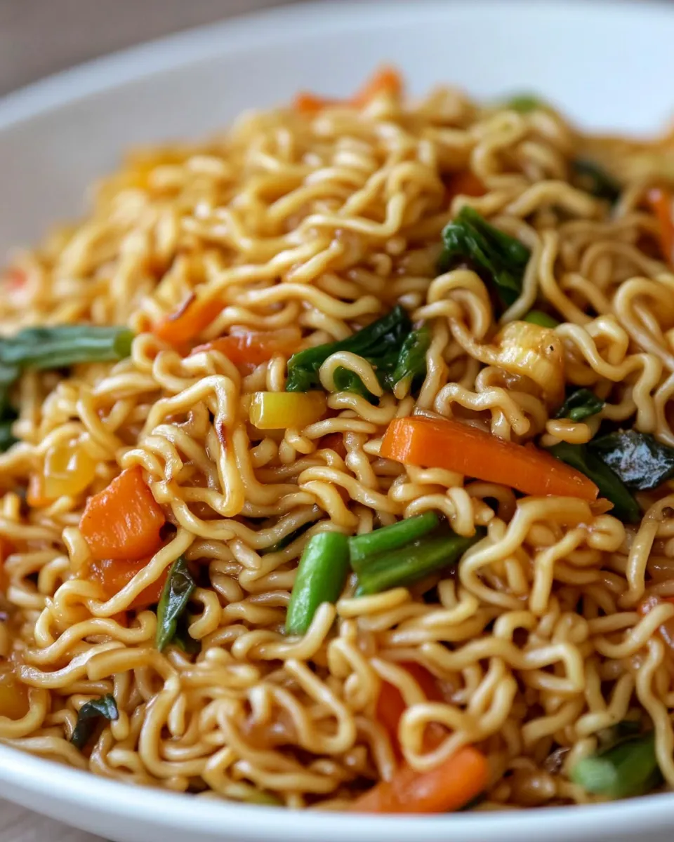 Delicious Ramen Stir Fry Recipe dish photo