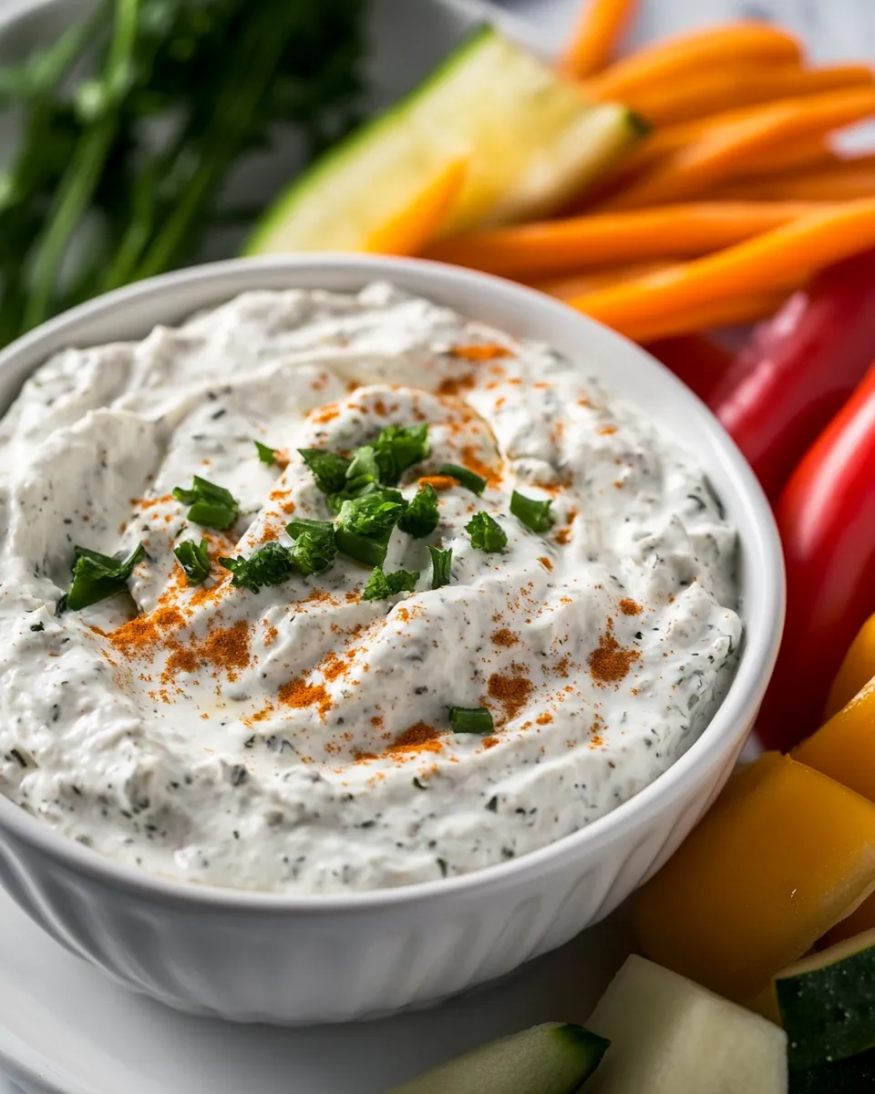 Delicious Ranch Dip dish photo