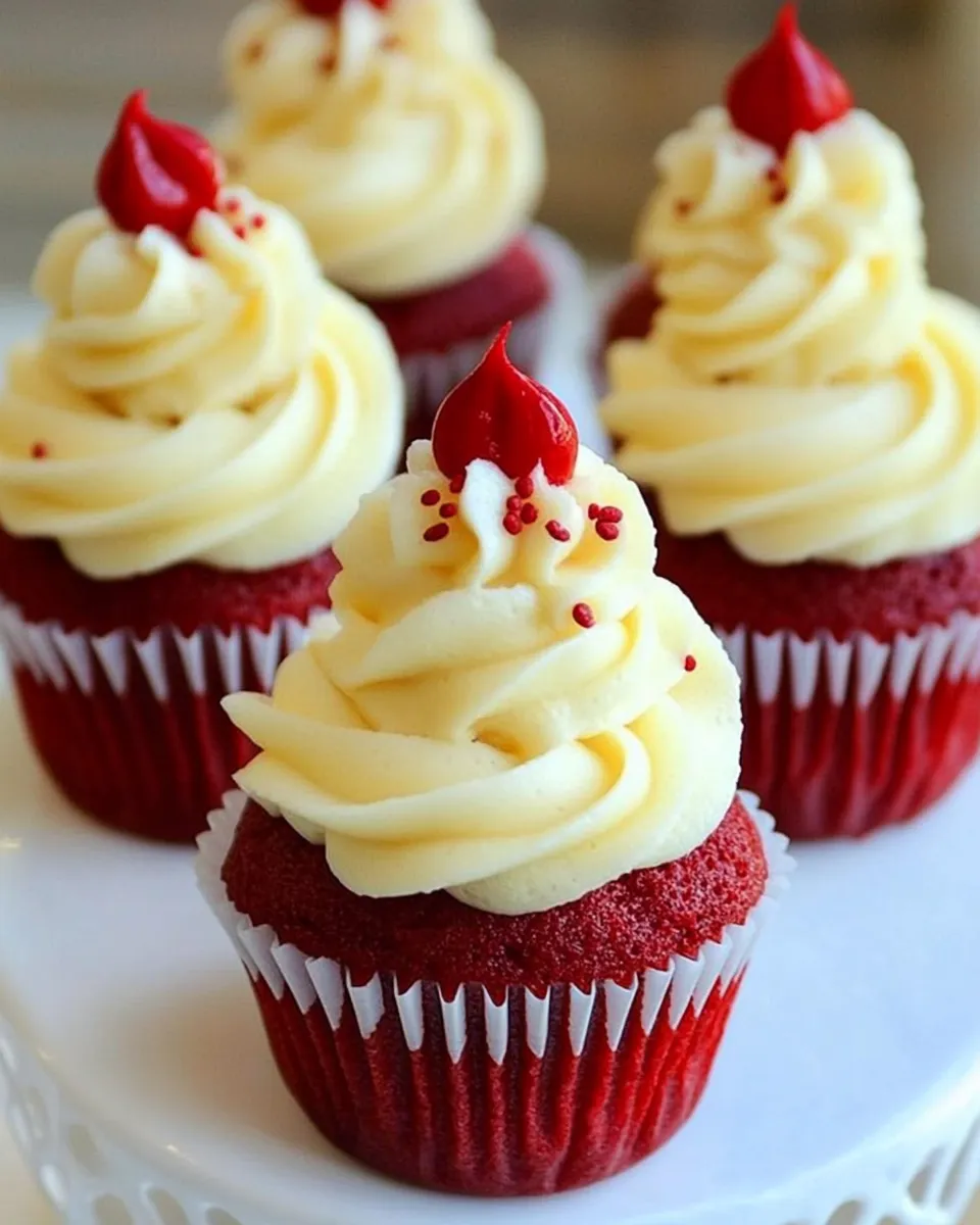 Classic Red Velvet Cupcakes dish photo