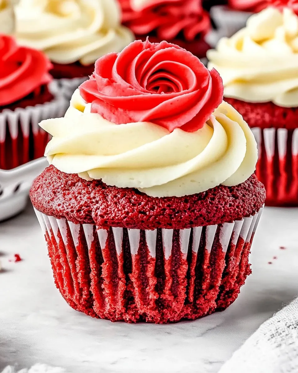 Easy Red Velvet Cupcakes Recipe recipe photo