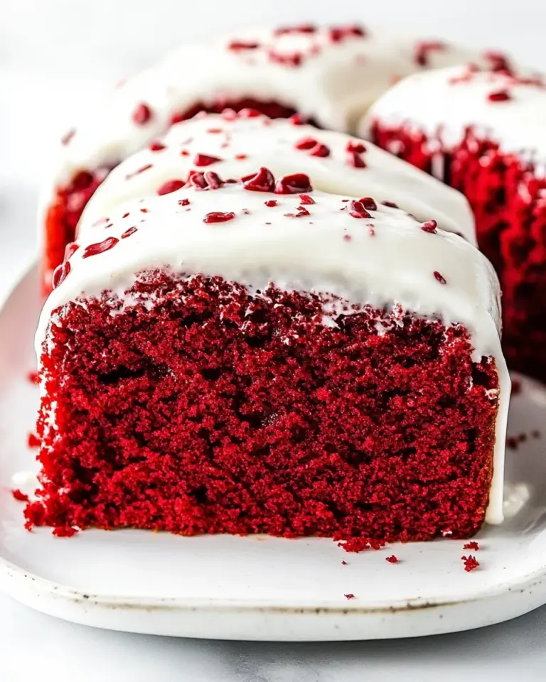 Homemade Red Velvet Pound Cake recipe photo